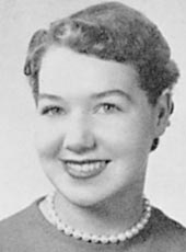 High school portrait of Doris Graham
